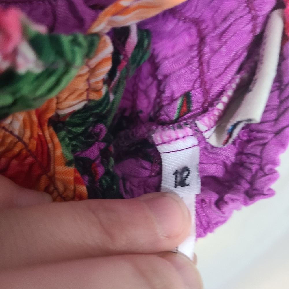 Girls Hawaiian Halter Dress Size 12